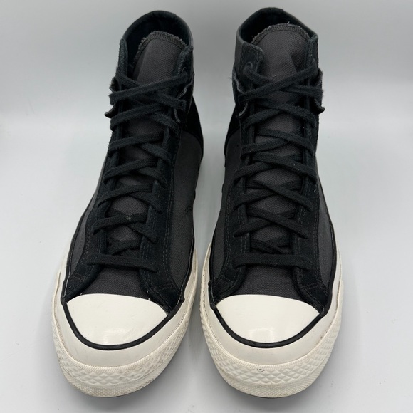 Converse Chuck 70 High Unisex Shoes Suede Canvas Black Casual Sneakers A01785C - Picture 4 of 12